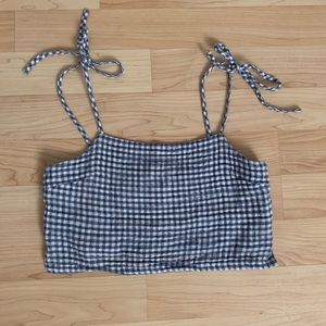 Rare Brandy Melville John Galt Tie Tank Top
